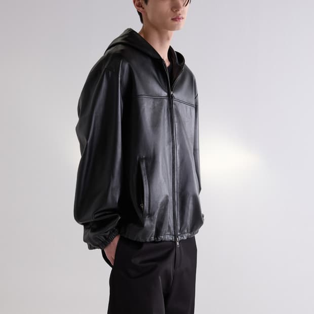 (3) innir 램스킨 레더 자켓