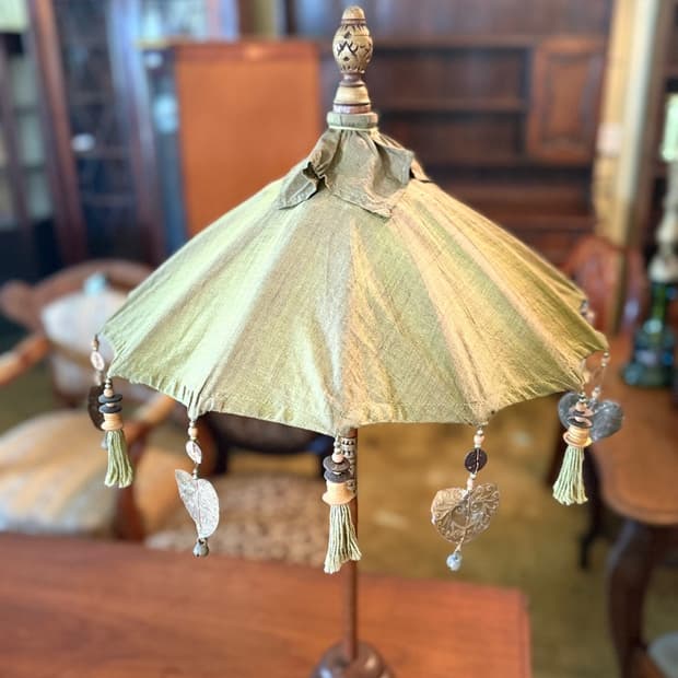 20세기 중반 인도네시아 발리네제 엄브렐라 스탠드 장식