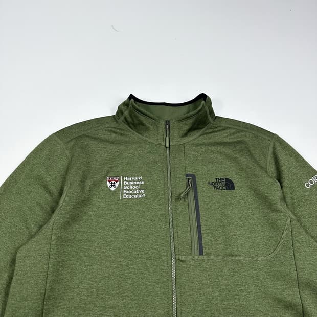 노스페이스 하버드 카키 포켓 집업 자켓 (L)
