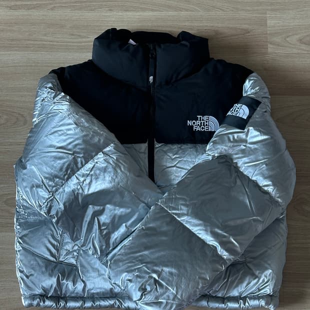 노스페이스 눕시 실버 (화이트라벨 눕시 다운 자켓 SE)