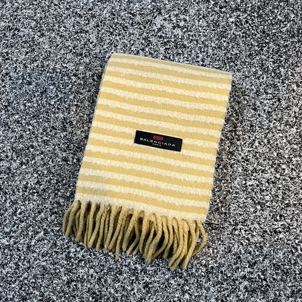 빈티지 발렌시아가 머플러 90s 