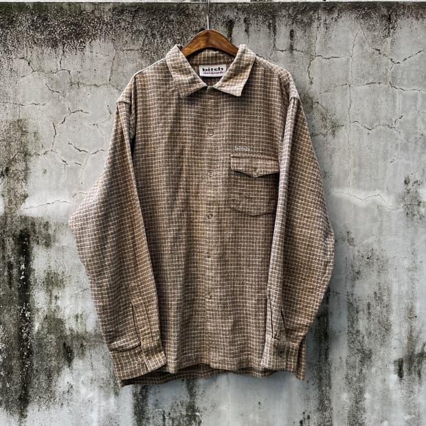 90-00s Bitch skateboards Flannel Shirt