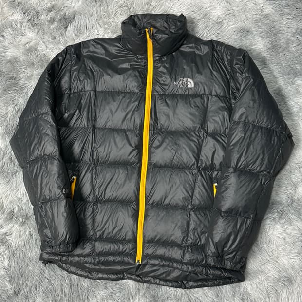 노스페이스 600 구스다운 그레이 숏패딩 L