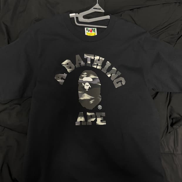 베이프 카모 반팔 새상품