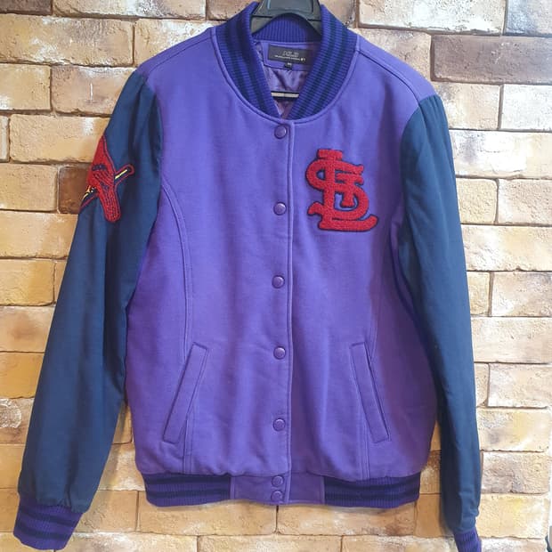 MLB 야구 점퍼 보라색 85
