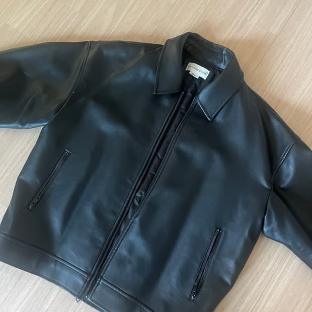 라퍼지스토어 가죽 블루종