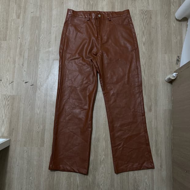 디자인바이영민 레귤러 레더팬츠 L/100 