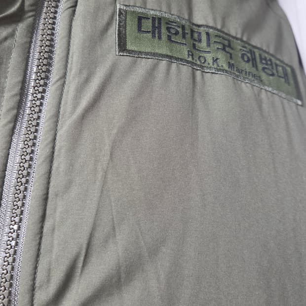 해병대 혹한기 내피 95 사이즈입니다