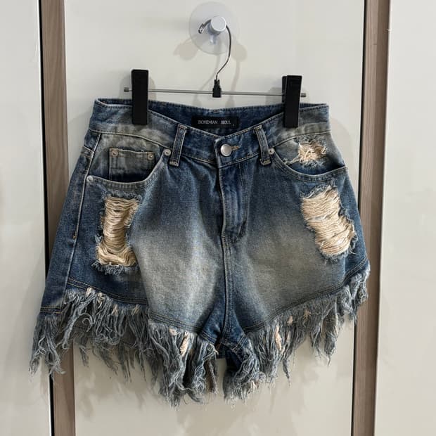 보헤미안서울 데님 숏팬츠 L