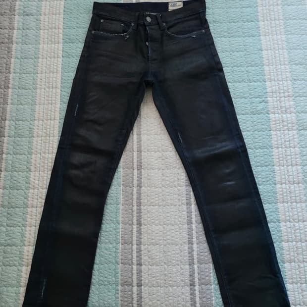 지스타 로우 3301 코팅 데님