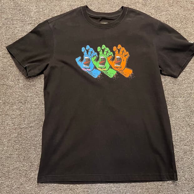 [105] 뉴에라 X 산타크루즈 반팔티 블랙 XL 