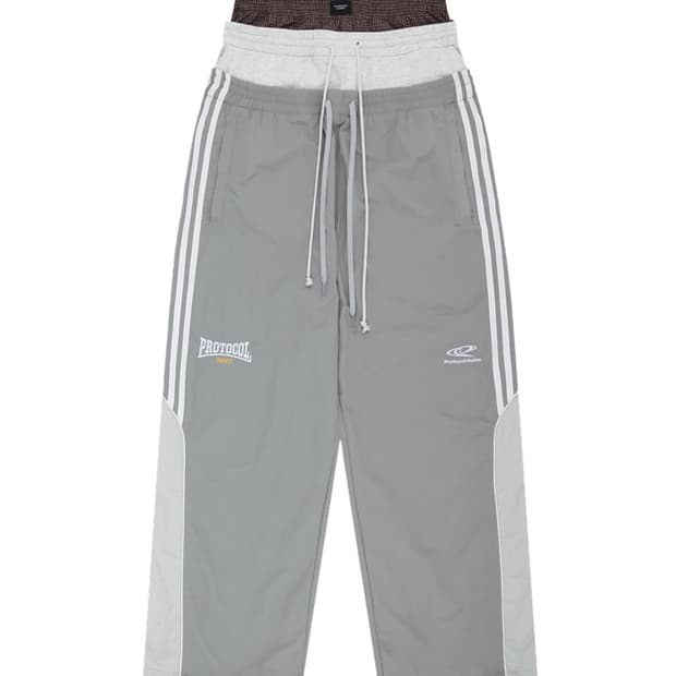 [3] 프로토콜 인덱스 3 레이어드 팬츠 그레이