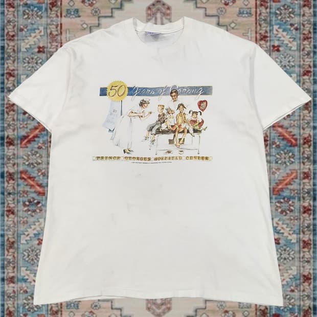 90s Made in USA All SPORT 병원 50주년 기념 티셔츠