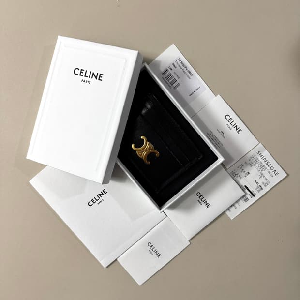 [백화점판/당일출고]셀린느 트리옹프 카드지갑