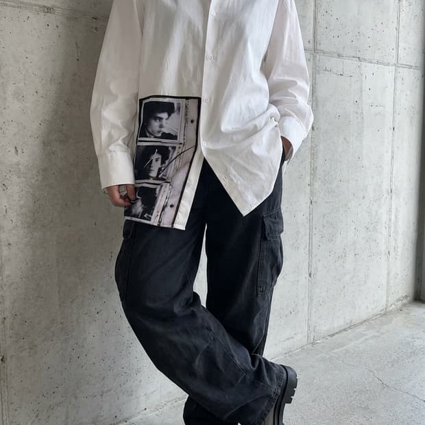 라프 시몬스 / 로버트 메이플소프 포토 패치 셔츠