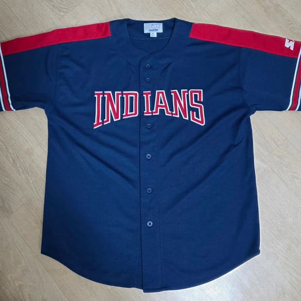 스타터 MLB 클리블랜드 인디언스 저지 XL