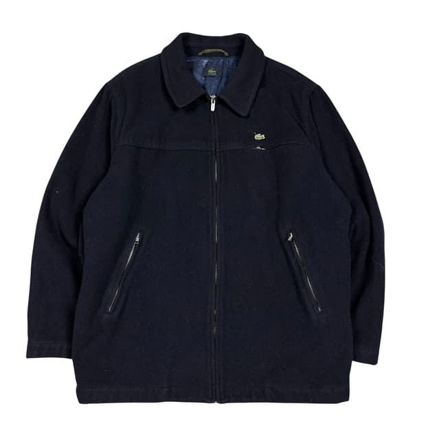 라코스테 90s 네이비 울 자켓