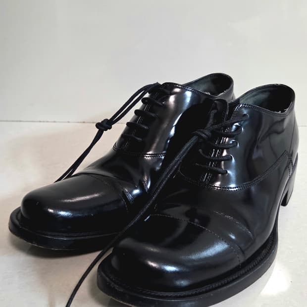 프라다 블랙 더비 슈즈 / PRADA VERO CUOIO