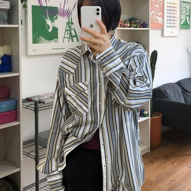 빈티지 셔츠 (Man XL) AA1007