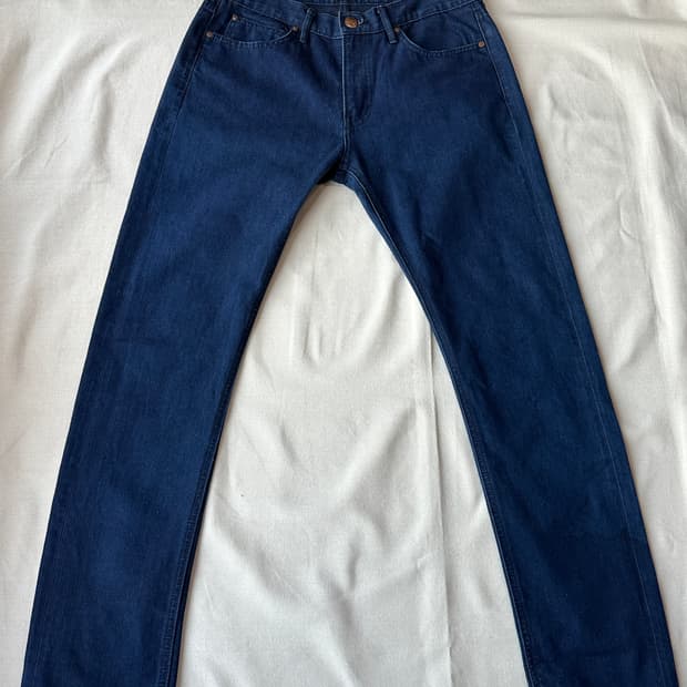 Lee made in USA 진청 데님 34