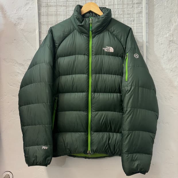 노스페이스 엘리시움 그린 패딩 자켓 L