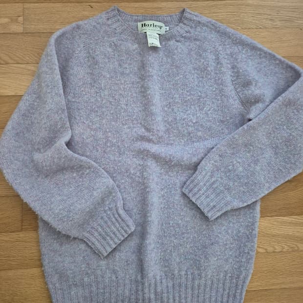 할리오브스코틀랜드 쉐기독 니트 M 연핑크