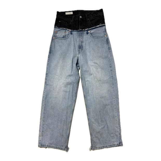 리바이스 커스텀 더블웨이스트 데님 진 