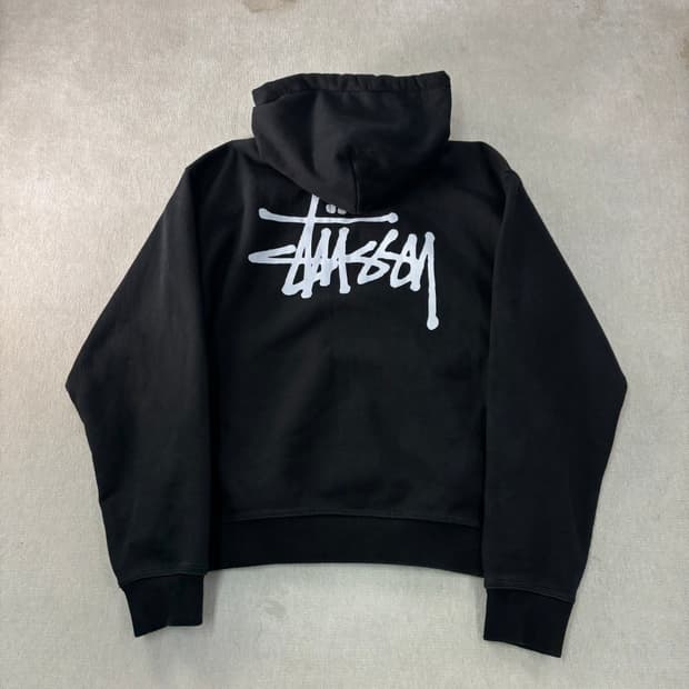 100 스투시 베이직로고 후드티