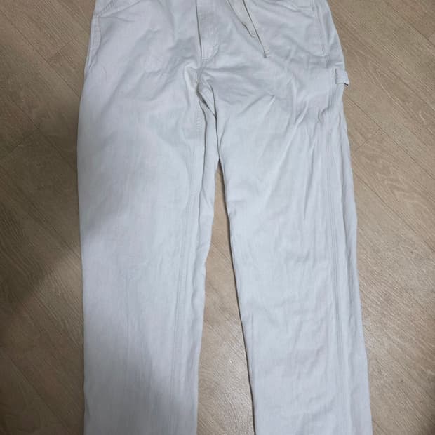 유니클로 카펜터 데님 팬츠 크림진 M