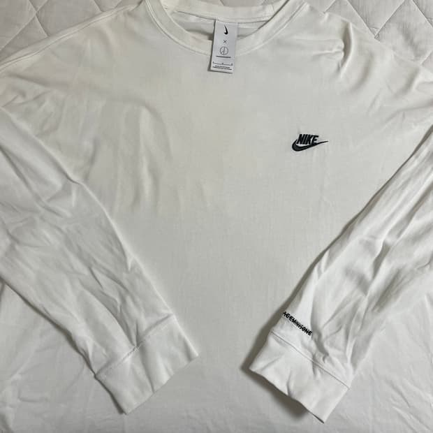 [L] 나이키 피마원 긴팔 티셔츠 화이트