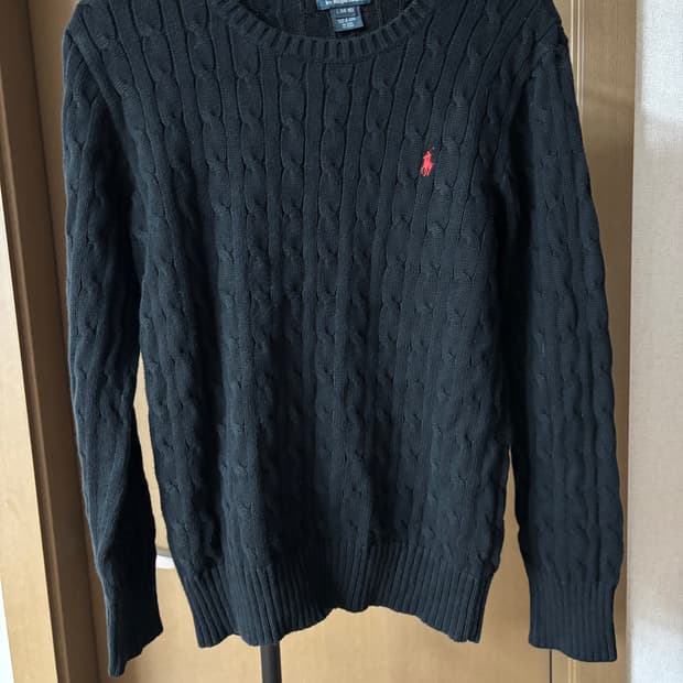 폴로 랄프로렌 보이즈 꽈배기 니트 L