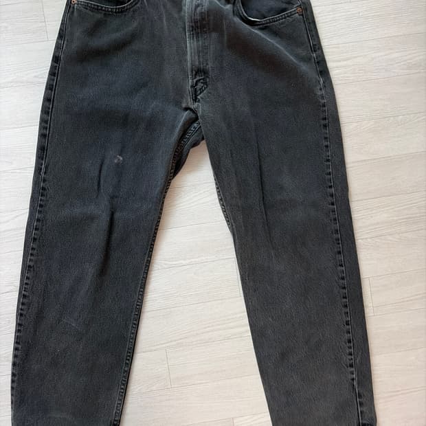 리바이스550 흑청 데님 W36 L30