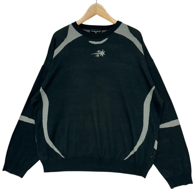 나이스고스트클럽 스타로고 코튼니트