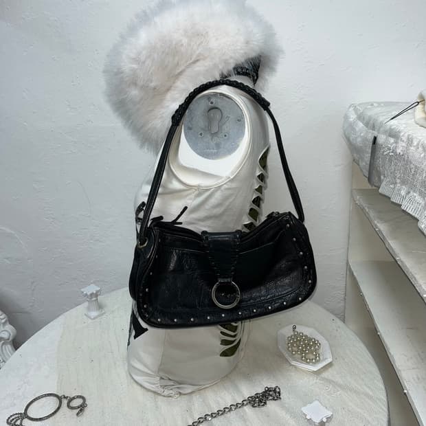 빈티지 에스닉 디테일 숄더백