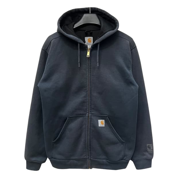 칼하트 써멀 레인디펜더 네이비 헤비 후드 집업 S