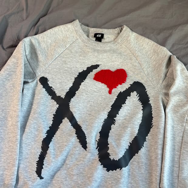 H&M X 더 위켄드 맨투맨 S