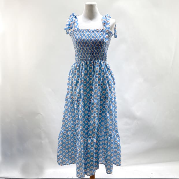 MYMIMI 새상품 끈나시 플라워 롱원피스 F 