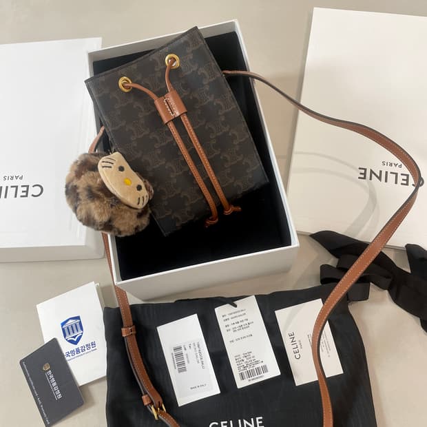 정품 셀린느 마이크로 세일러 버킷백