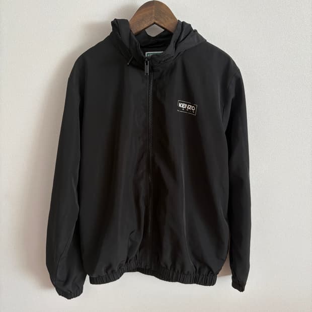 KENZO 겐조 블랙 후드 바람막이 12세/152cm