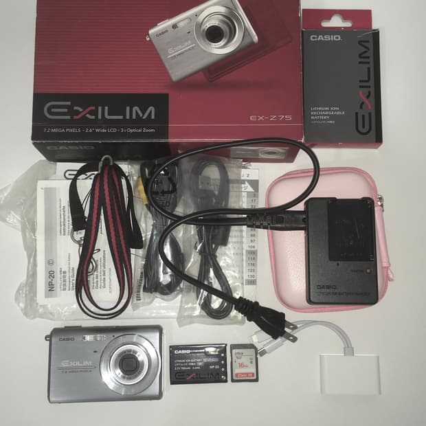 카시오 엑슬림 z75 풀구성 아이브 가을 디카 Casio exilim