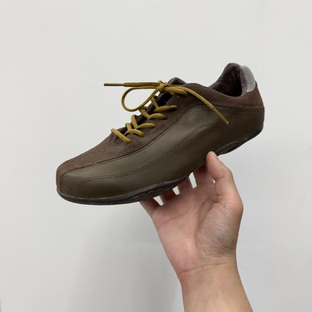 asics apomixis 스웨이드 레더 슈즈
