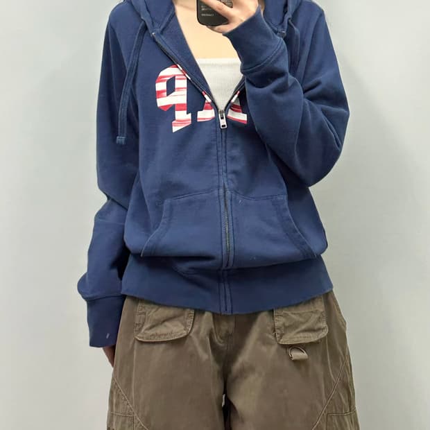 Gap 갭 네이비 후드집업