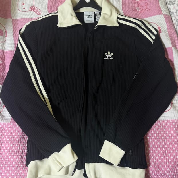 아디다스 와플 베켄바우어 트랙탑 블랙 JW0110