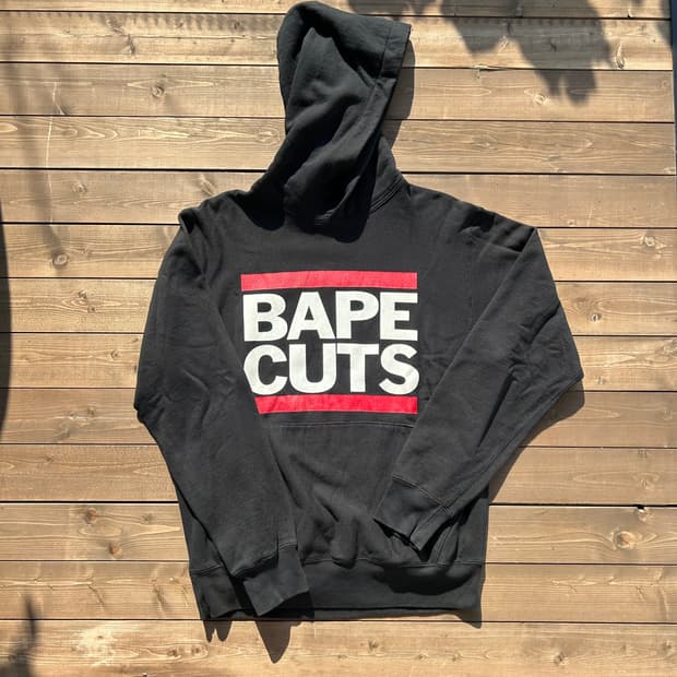 [M] 03s 베이프 RUN DMC 패러디 bape cuts 후드티 