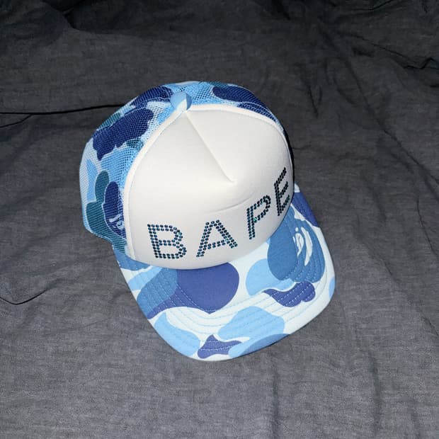 베이프 ABC 카모 캡 모자