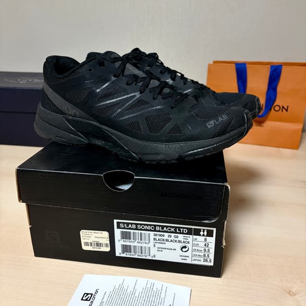 살로몬 S/LAB SONIC BLACK LTD (265)