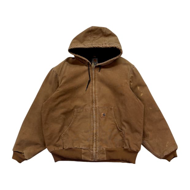 칼하트 J130 BRN 샌드스톤 덕 액티브자켓