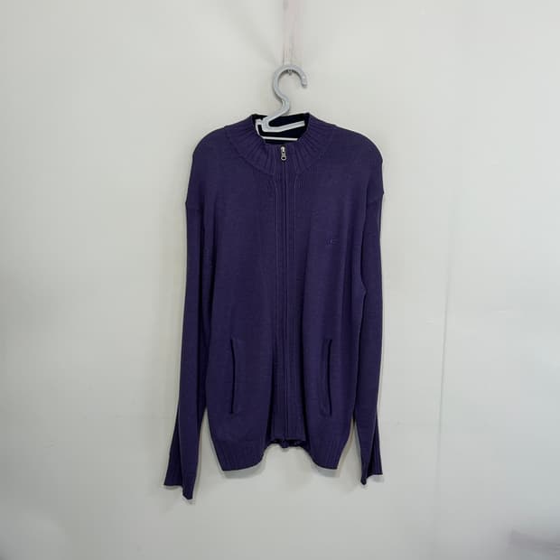 헨리코튼 남성 니트 집업 100