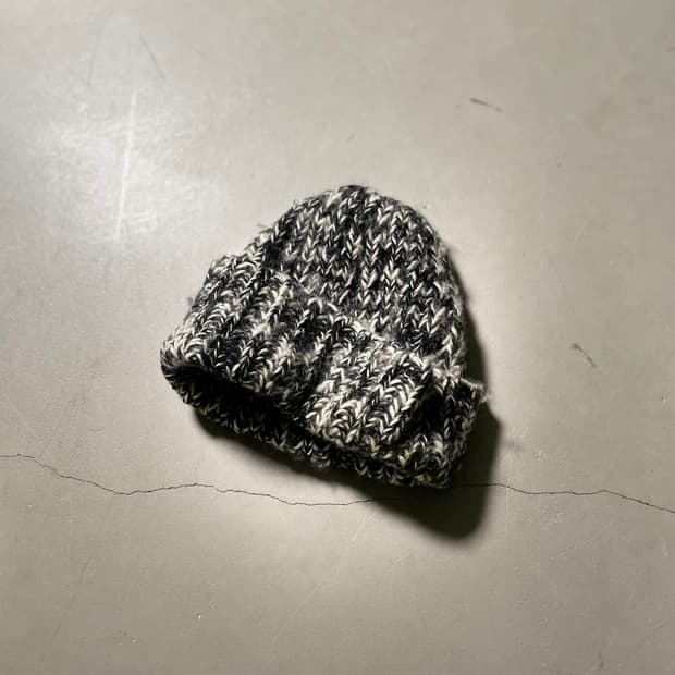 하이랜드  Hand-Knitted Wool Mix Beanie