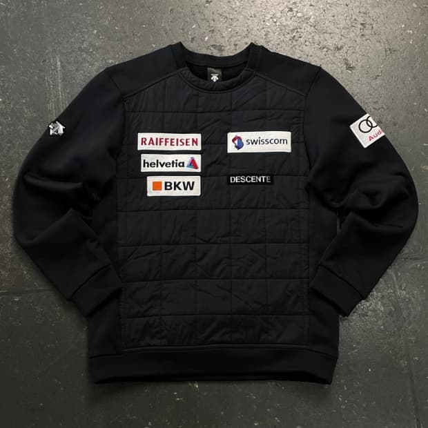 95 데상트 아우디 스위스 스키팀 맨투맨 